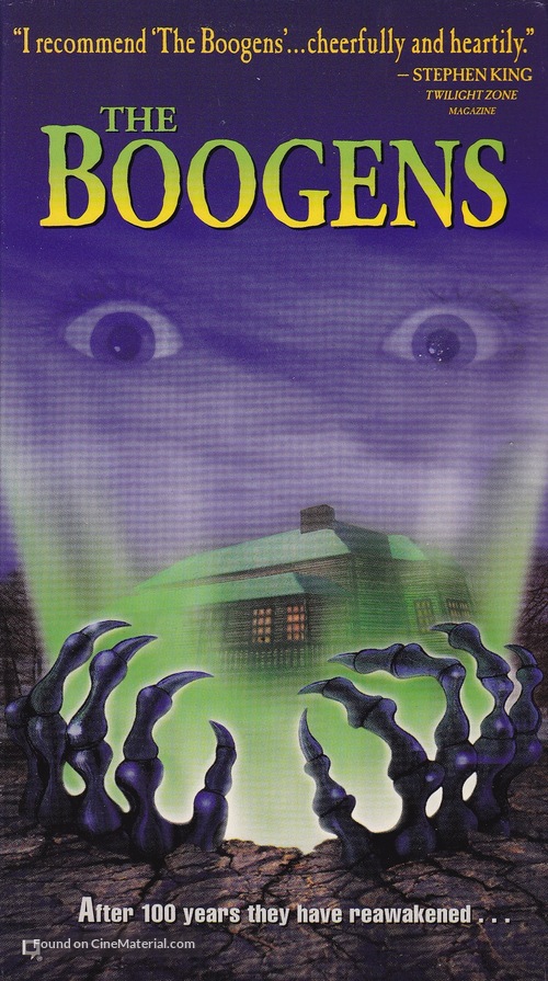 The Boogens - VHS movie cover