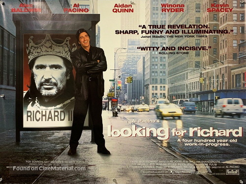 Looking for Richard - British Movie Poster