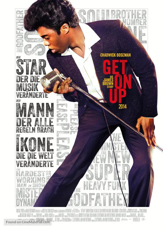 Get on Up - German Movie Poster