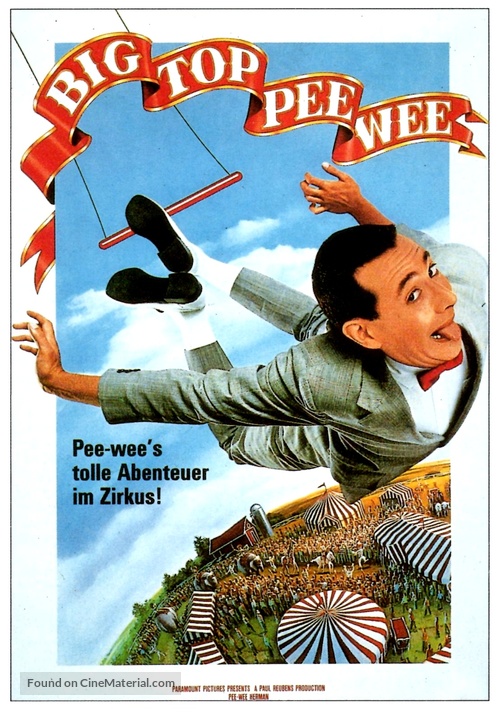 Big Top Pee-wee - German Movie Poster