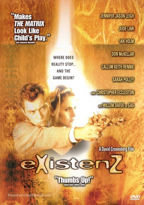 eXistenZ - DVD movie cover