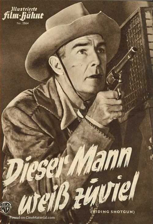 Riding Shotgun - German poster