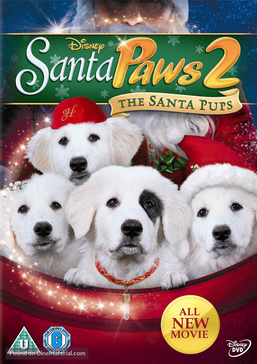 Santa Paws 2: The Santa Pups - British DVD movie cover