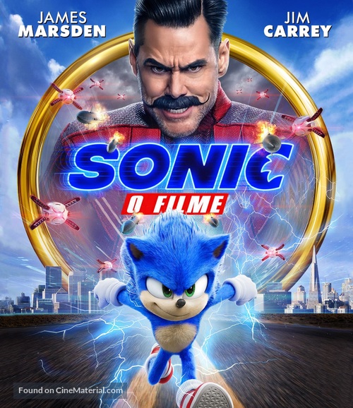 Sonic the Hedgehog - Brazilian Movie Cover