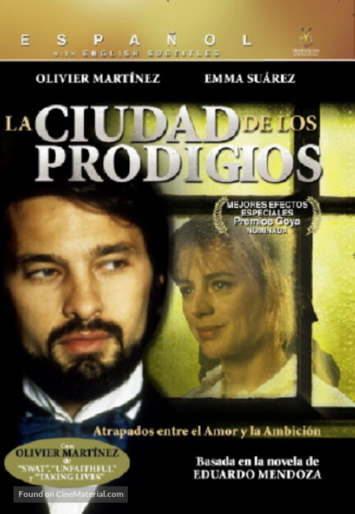 Ciudad de los prodigios, La - Spanish poster