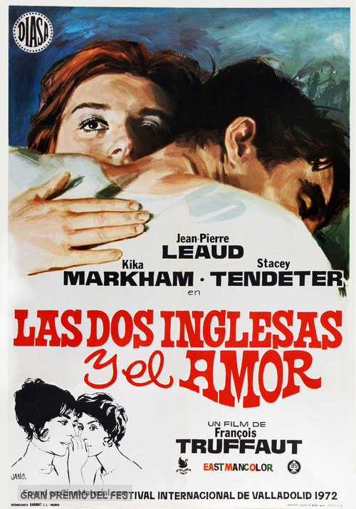 Les deux anglaises et le continent - Spanish Movie Poster