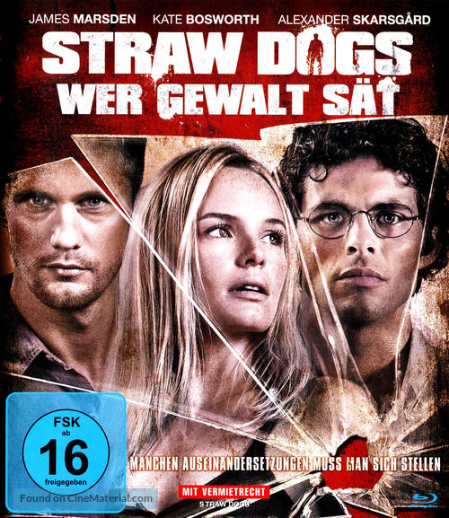 Straw Dogs - German Blu-Ray movie cover