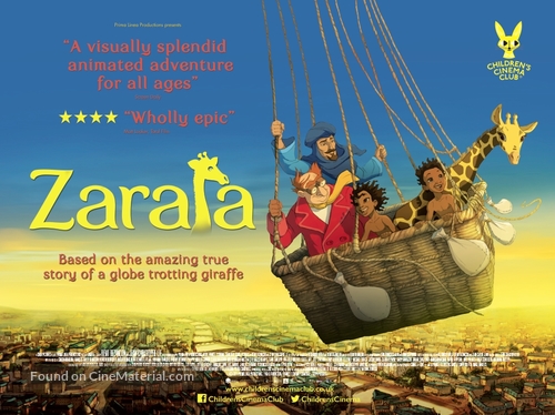 Zarafa - British Movie Poster