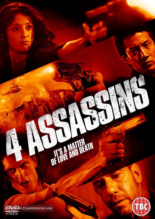 Four Assassins - British DVD movie cover