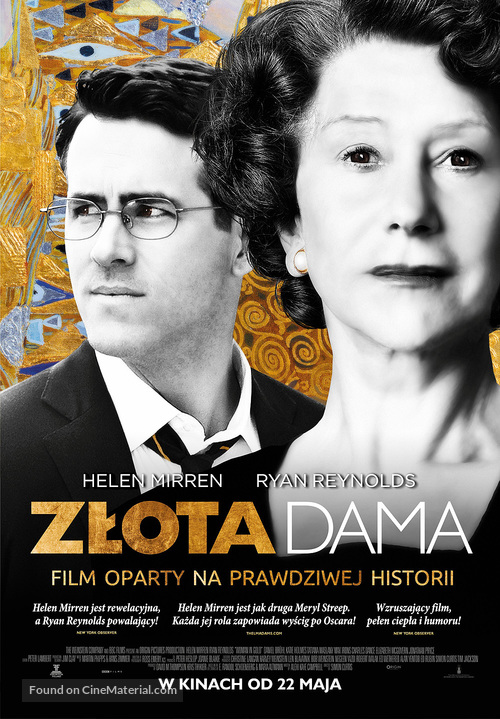 Woman in Gold - Polish Movie Poster