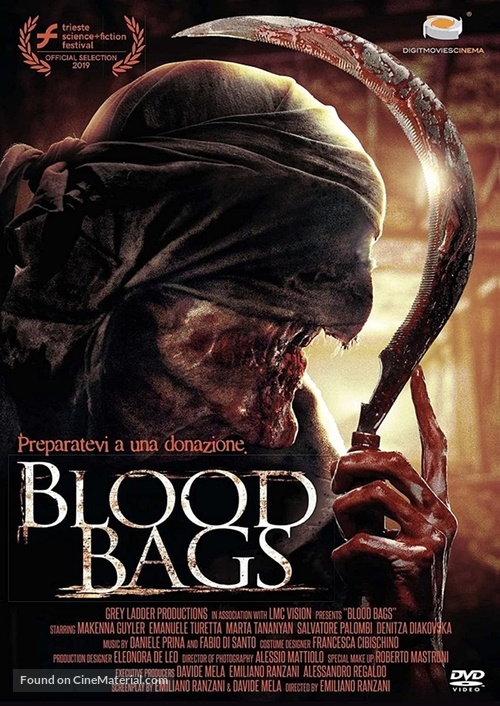 Blood Bags - Italian DVD movie cover