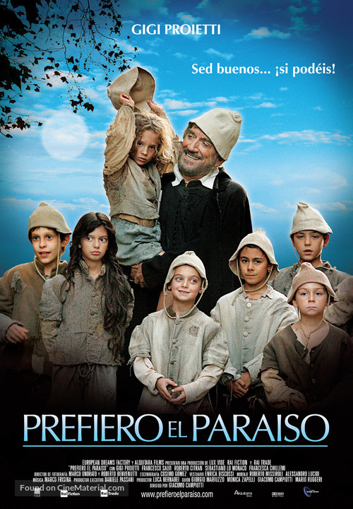 Preferisco il paradiso - Spanish Movie Poster