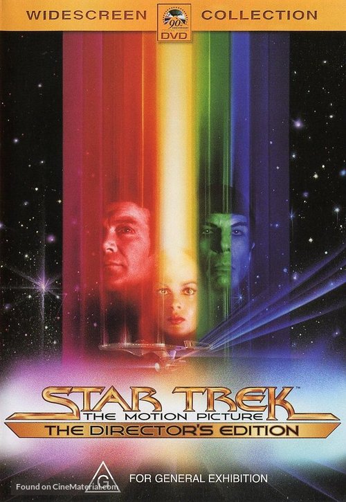 Star Trek: The Motion Picture - Australian DVD movie cover