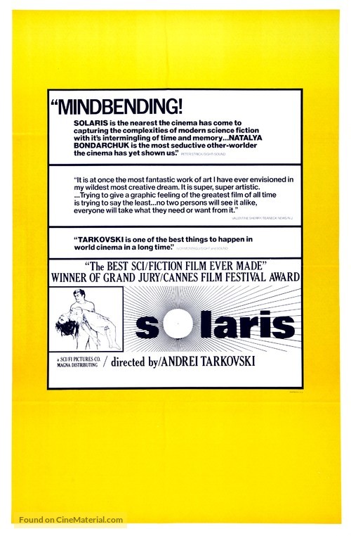 Solyaris - Theatrical movie poster