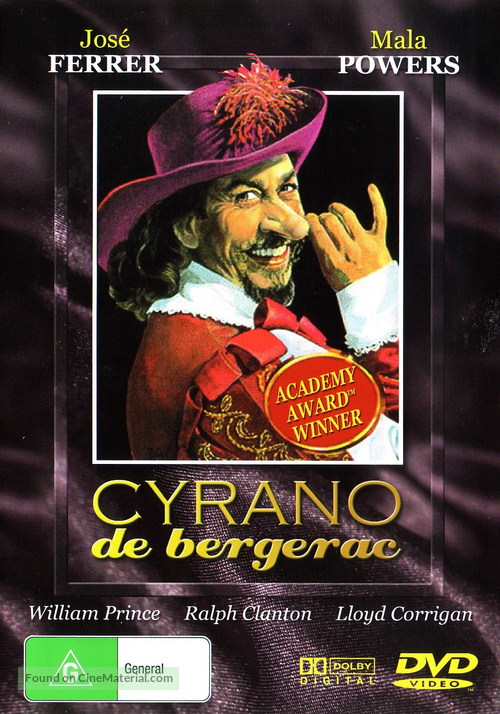 Cyrano de Bergerac - Australian DVD movie cover