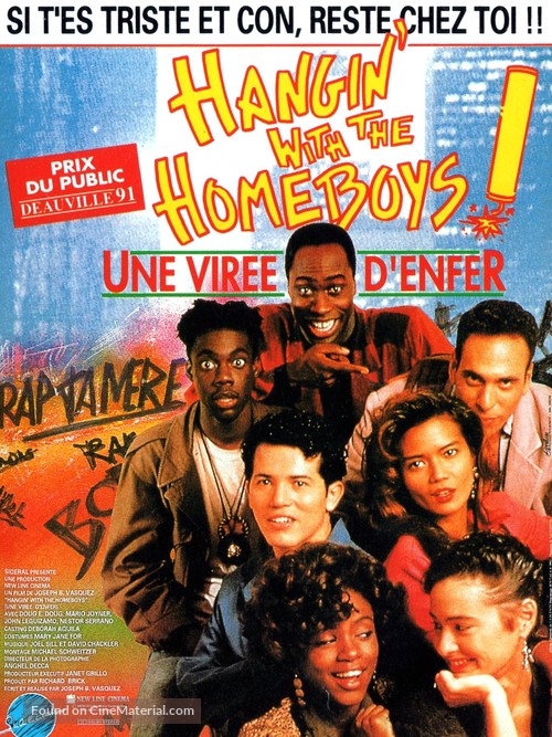 Hangin&#039; with the Homeboys - French Movie Poster