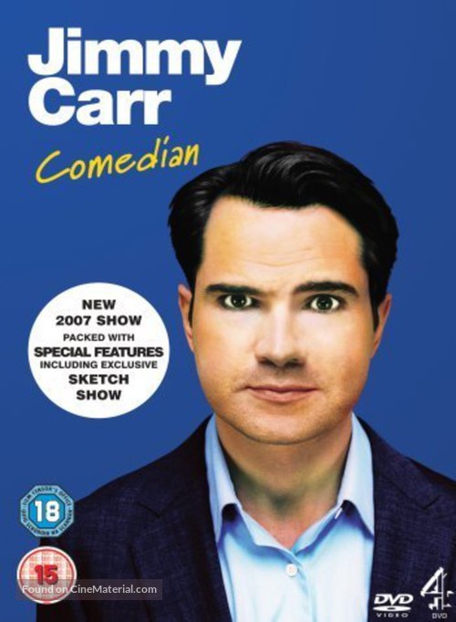 Jimmy Carr: Comedian - British DVD movie cover