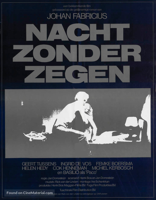 Nacht zonder zegen - Dutch Movie Poster