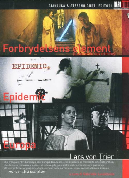 Forbrydelsens element - Italian DVD movie cover