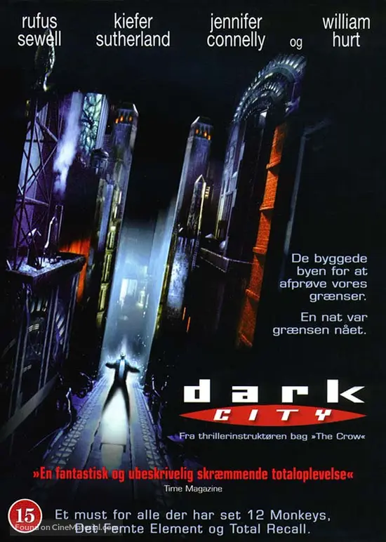 Dark City - Danish DVD movie cover