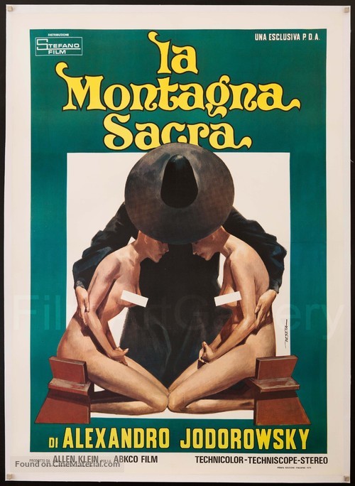 La monta&ntilde;a sagrada - Italian Movie Poster