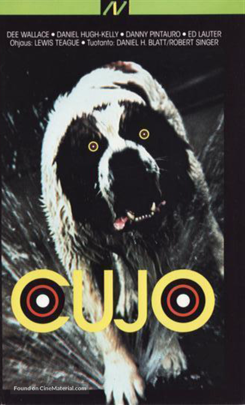 Cujo - Finnish VHS movie cover