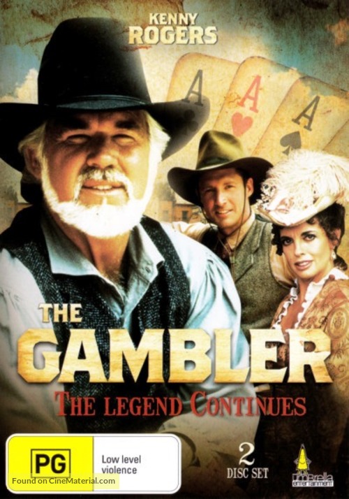 Kenny Rogers as The Gambler, Part III: The Legend Continues - Australian Movie Cover
