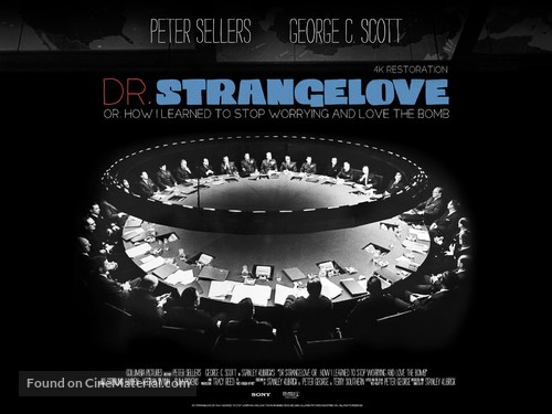 Dr. Strangelove - British Re-release movie poster