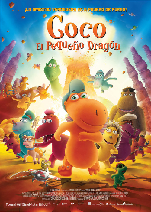Der kleine Drache Kokosnuss - Spanish Movie Poster