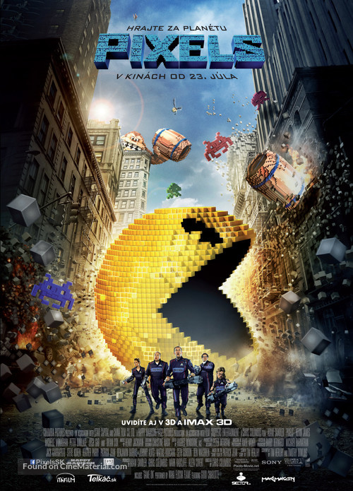 Pixels - Slovak Movie Poster