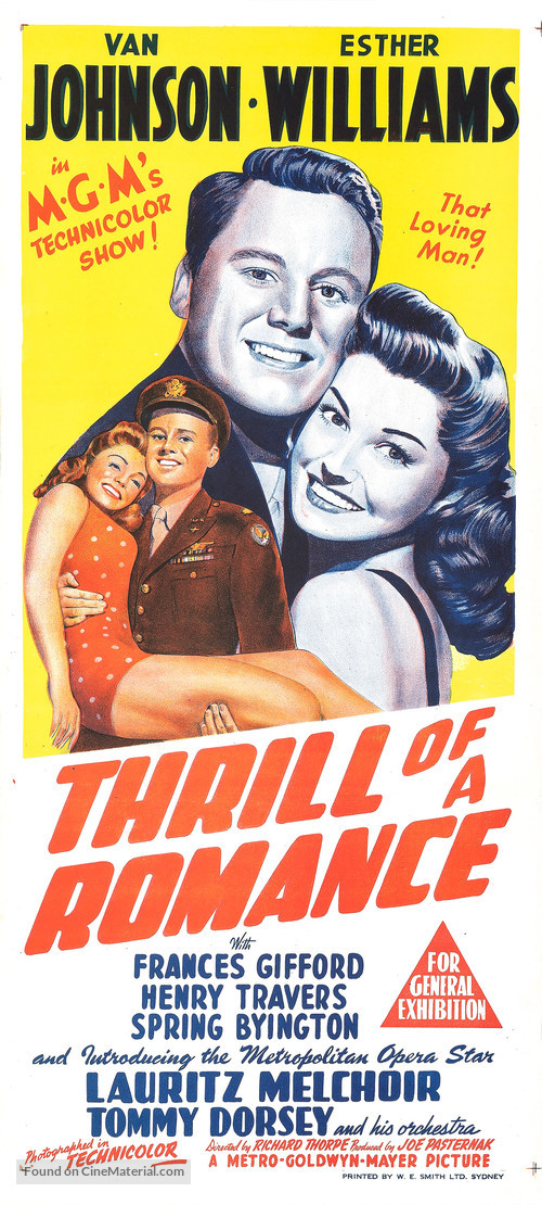 Thrill of a Romance - Australian Movie Poster