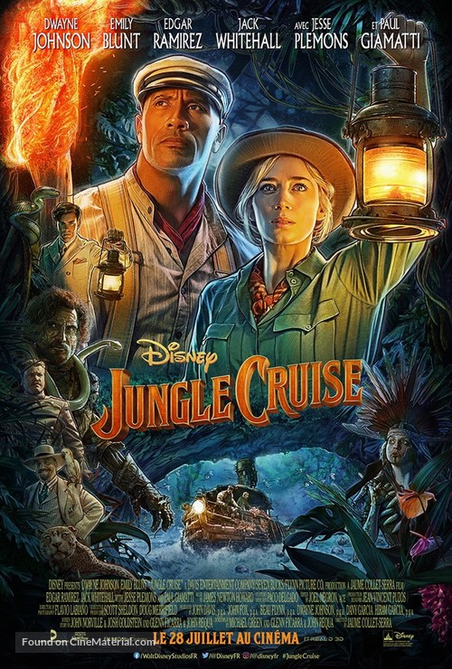 Jungle Cruise - French Movie Poster