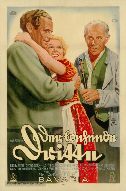 Der lachende Dritte - German Movie Poster