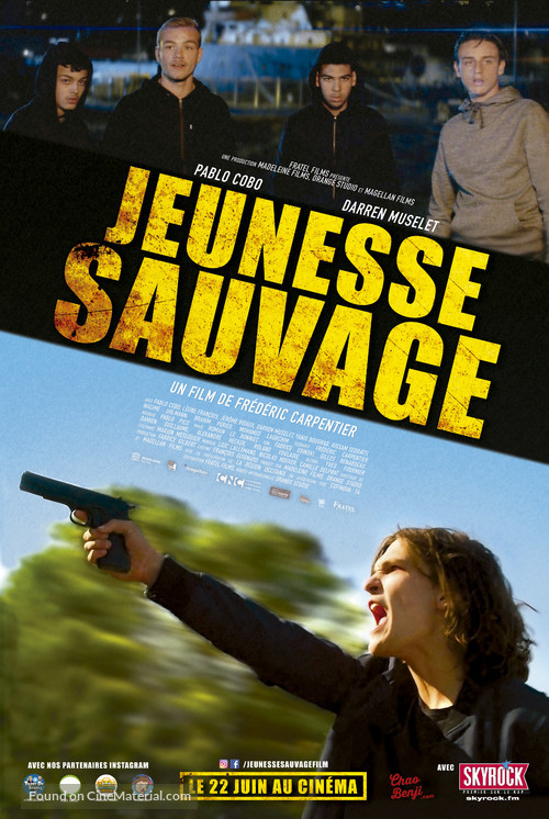 Jeunesse sauvage - French Movie Poster