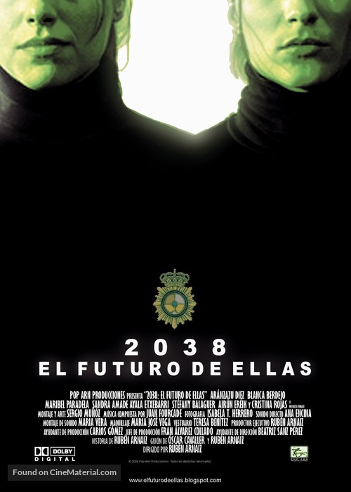 2038: El futuro de ellas - Spanish Movie Poster