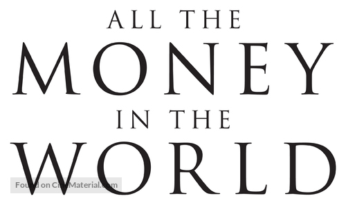 All the Money in the World - Logo