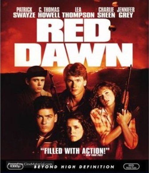 Red Dawn - Blu-Ray movie cover