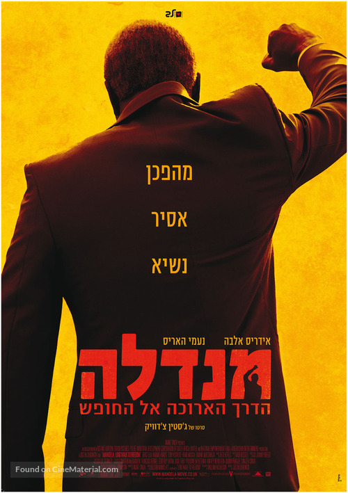 Mandela: Long Walk to Freedom - Israeli Movie Poster