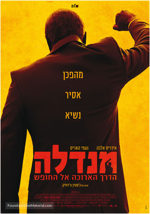 Mandela: Long Walk to Freedom - Israeli Movie Poster