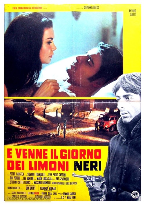 E venne il giorno dei limoni neri - Italian Movie Poster