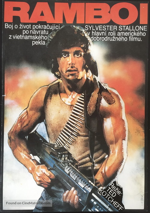 First Blood - Czech Movie Poster