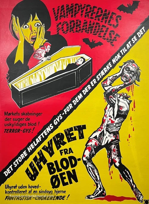 Beast of Blood - Danish Movie Poster