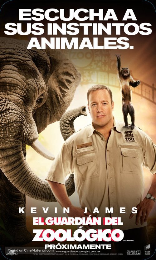 The Zookeeper - Mexican Movie Poster