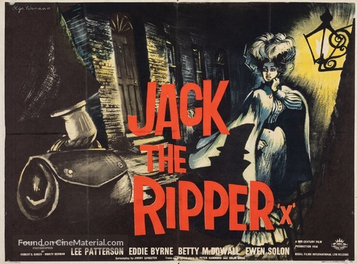Jack the Ripper - British Movie Poster