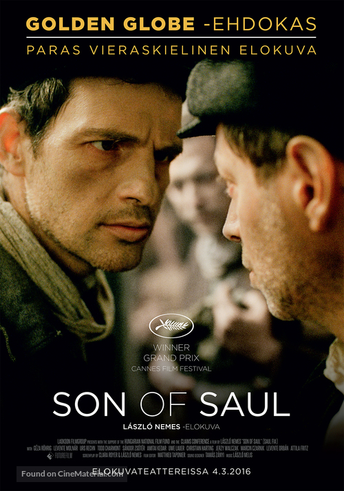 Saul fia - Finnish Movie Poster
