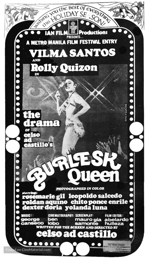 Burlesk Queen - Philippine Movie Poster