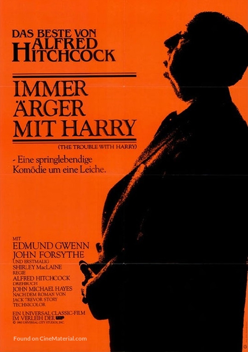 The Trouble with Harry - German Movie Poster