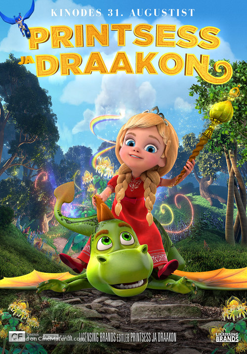 The Princess and the Dragon - Estonian Movie Poster