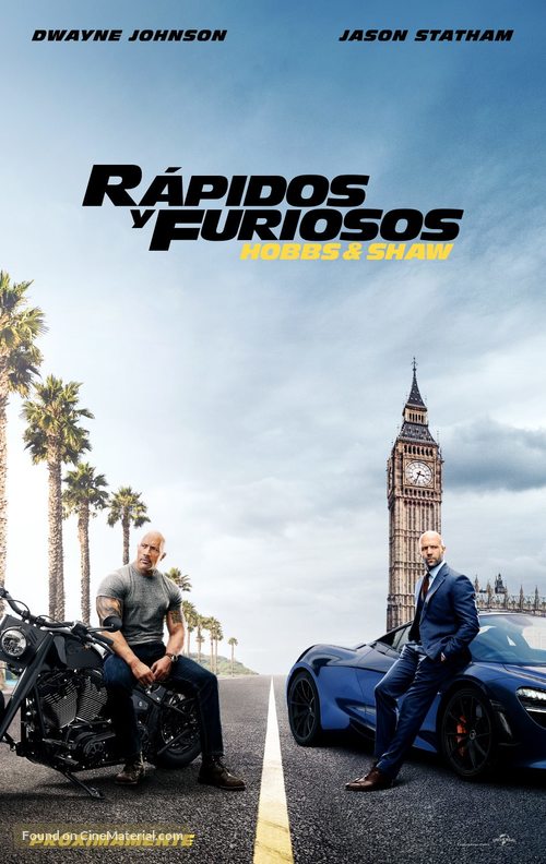 Fast &amp; Furious Presents: Hobbs &amp; Shaw - Mexican Movie Poster
