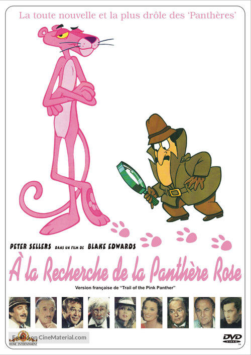 Trail of the Pink Panther - French DVD movie cover